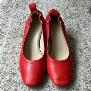 Everlane Red Leather Pump